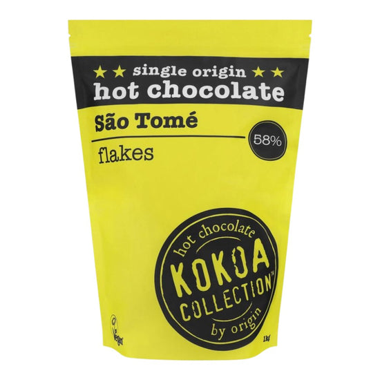 Kokoa Collection 58% Sao Tome Hot Chocolate Flakes