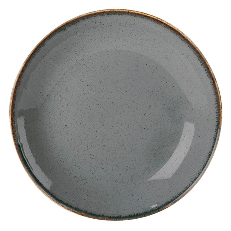 Porcelite Seasons Storm Coupe Plate 24cm - coffeequestuk