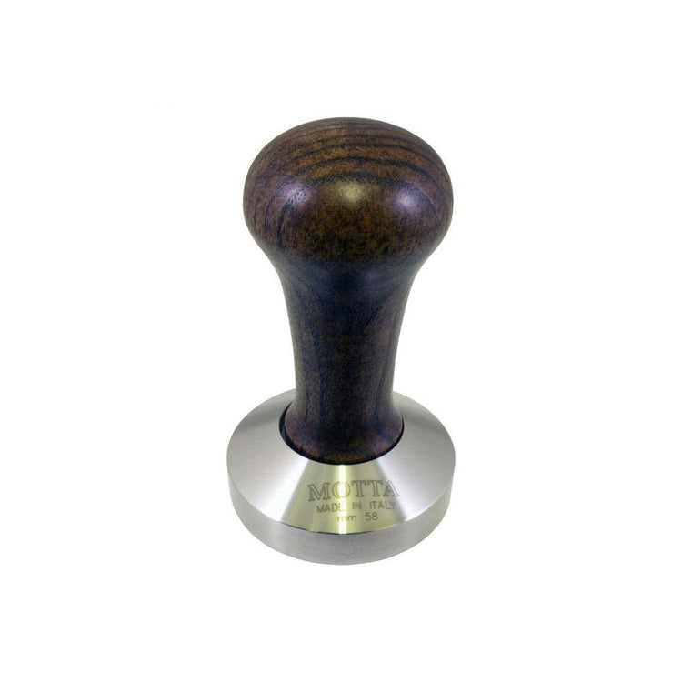 Motta Wooden Coffee Tamper Flat Base 58 Mm