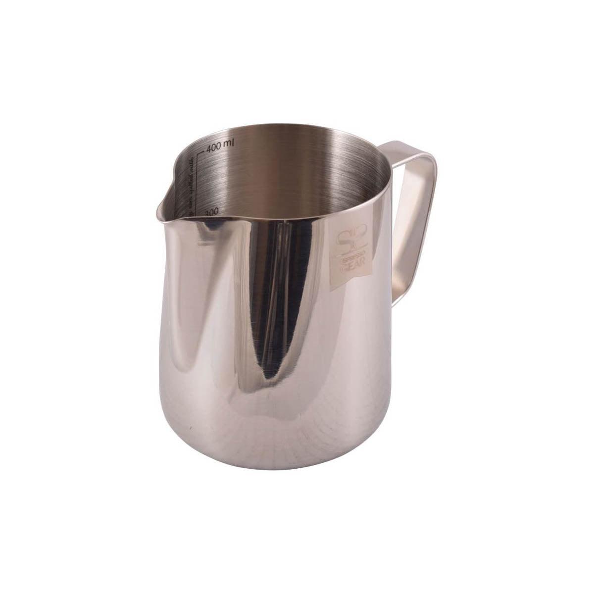 Espresso Gear Lined Frothing Pitcher, Stainless Steel, 0.4 L