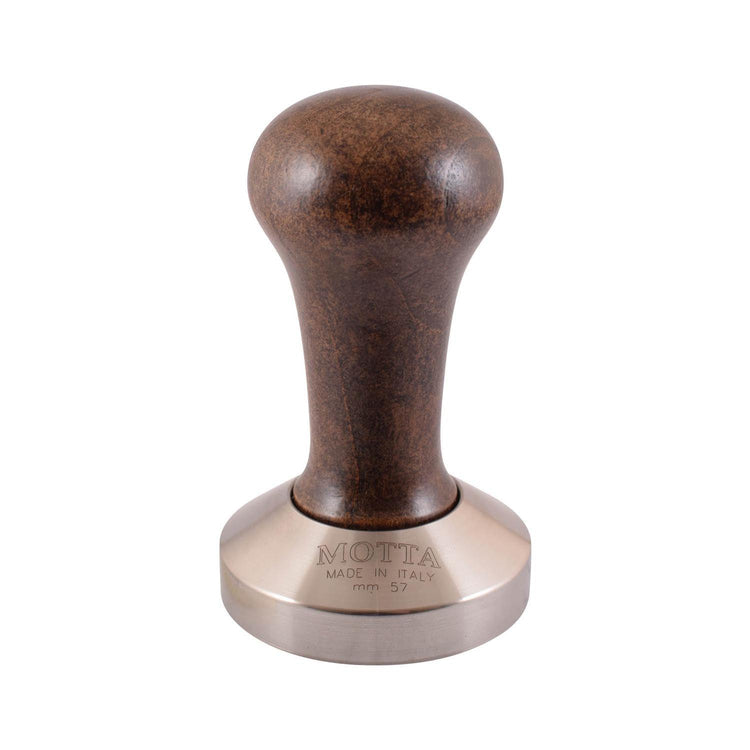 MOTTA WOODEN COFFEE TAMPER - FLAT BASE 57MM