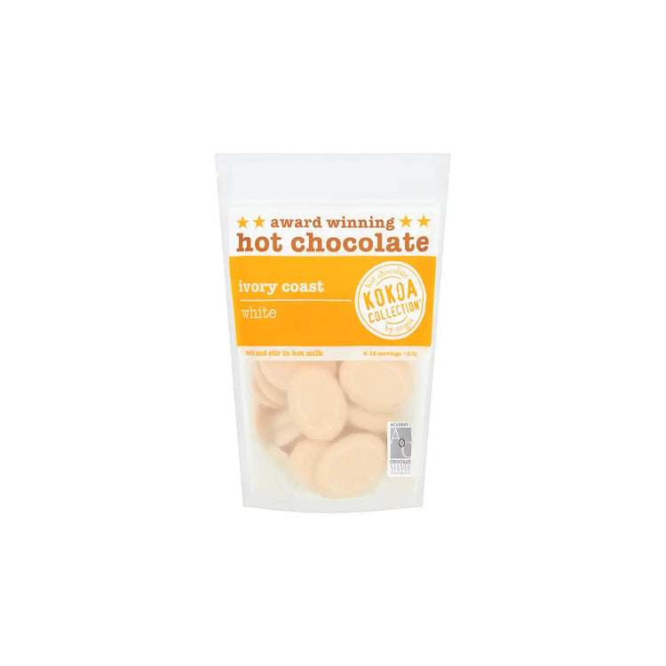 Kokoa Collection Ivory Coast White Hot Chocolate Tablets