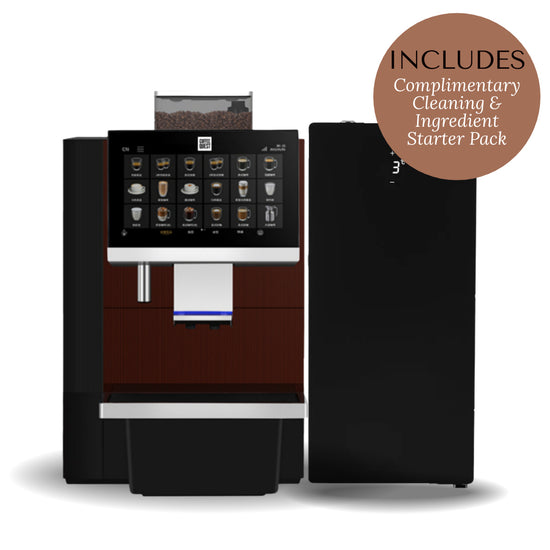 Coffee Quest CORE Professional Coffee Machine & 6 Litre Milk Fridge Package