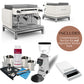 Crem EX3 2 Group Mini Espresso Machine and Grinder Package - White or Black