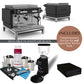 Crem EX3 2 Group Mini Espresso Machine and Grinder Package - White or Black