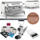 Crem EX3 2 Group Espresso Machine and Grinder Package - White or Black