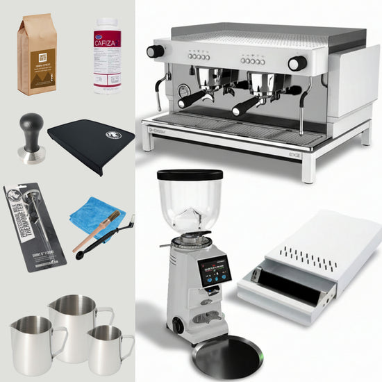 Crem EX3 Espresso Machine Package in White