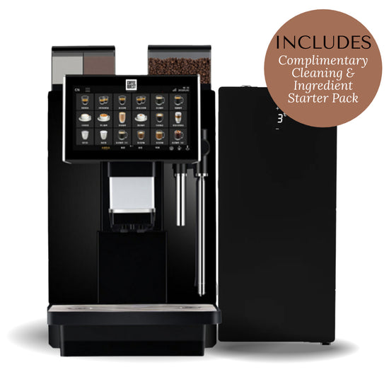 Coffee Quest FLEX Professional Coffee Machine & 6 Litre Milk Fridge Package