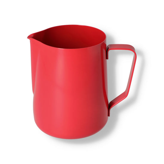 CQ Teflon Milk Foaming Jug - 1 Litre Red