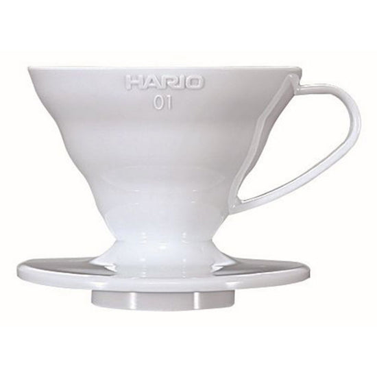 HARIO COFFEE DRIPPER V60 01 WHITE PLASTIC