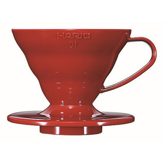 HARIO COFFEE DRIPPER V60 01 RED PLASTIC