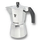 Pezzetti Italexpress Aluminium Moka Pot - 6 Cup Silver