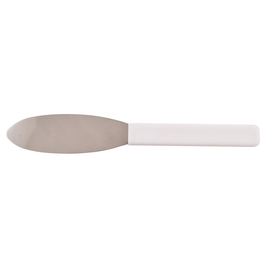 Metal Spatula White Handle - Large