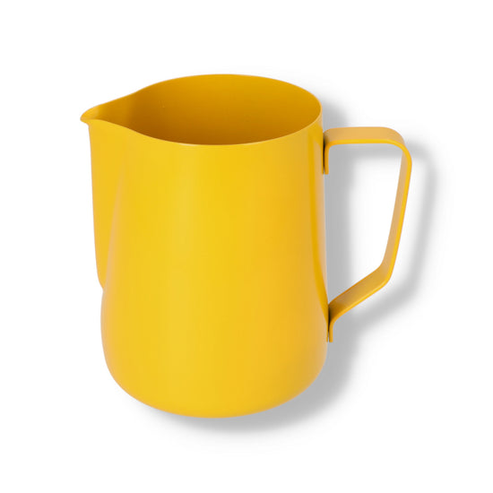 CQ Teflon Milk Foaming Jug - 1 Litre Yellow