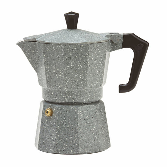 PEZZETTI ITALEXPRESS SPECKLED ALUMINIUM MOKA POT - 3 CUP SILVER