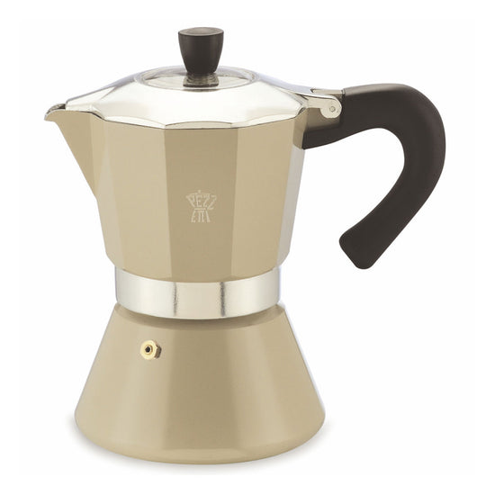 PEZZETTI BELLEXPRESS ALUMINIUM MOKA POT - 6 CUP DOVE GREY