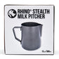 RHINOWARES BLACK STEALTH MILK PITCHER 350ML