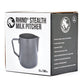 RHINOWARES BLACK STEALTH MILK PITCHER 350ML