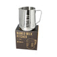 CQ Named Milk Foaming Jug with Etched Volume Measures - 1 Litre &