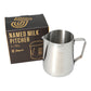 CQ Named Milk Foaming Jug with Etched Volume Measures - 1 Litre &