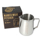 CQ Named Milk Foaming Jug with Etched Volume Measures - 1 Litre &