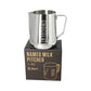 CQ Named Milk Foaming Jug with Etched Volume Measures - 0.6 Litre &