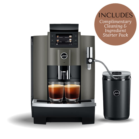 Jura W8 Professional Bean to Cup Coffee Machine & 1 Litre Cool Control Package