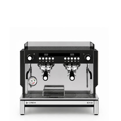 Crem EX3 2 Group Compact Tall Espresso Coffee Machine