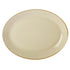 Porcelite Seasons Wheat Oval Plate 30cm/12" - coffeequestuk