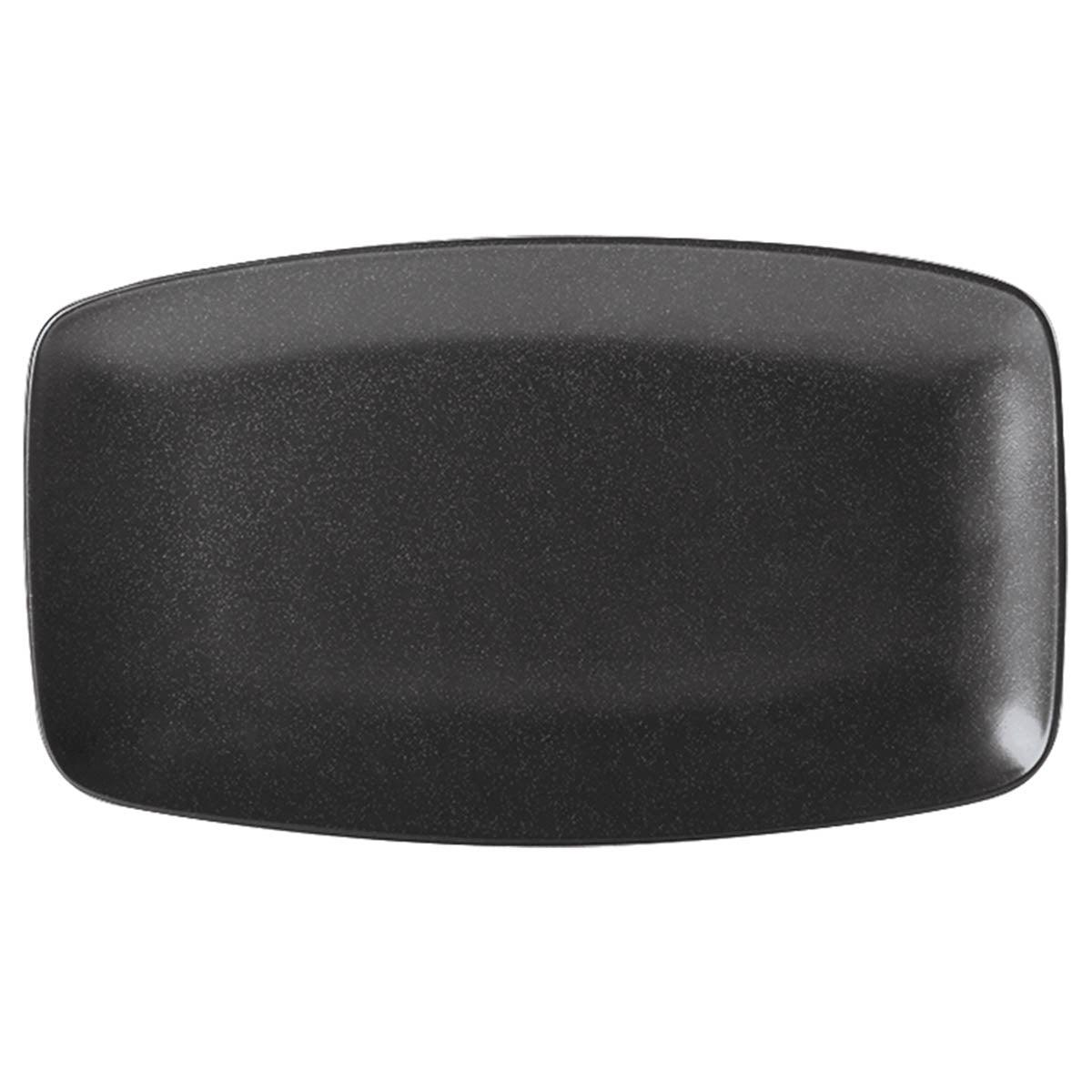 Porcelite Seasons Graphite Rectangular Plate 31x18cm/12 x 7"