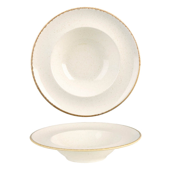 Porcelite Seasons Oatmeal Pasta Plate 26cm