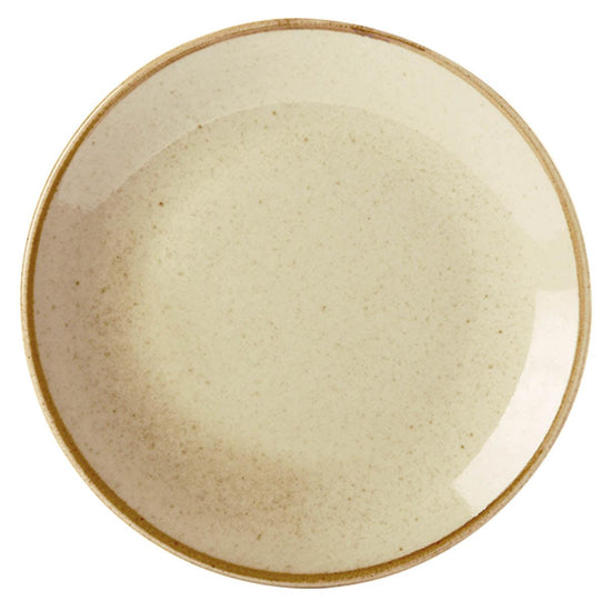 Porcelite Seasons Wheat Coupe Plate 18cm/7" - coffeequestuk