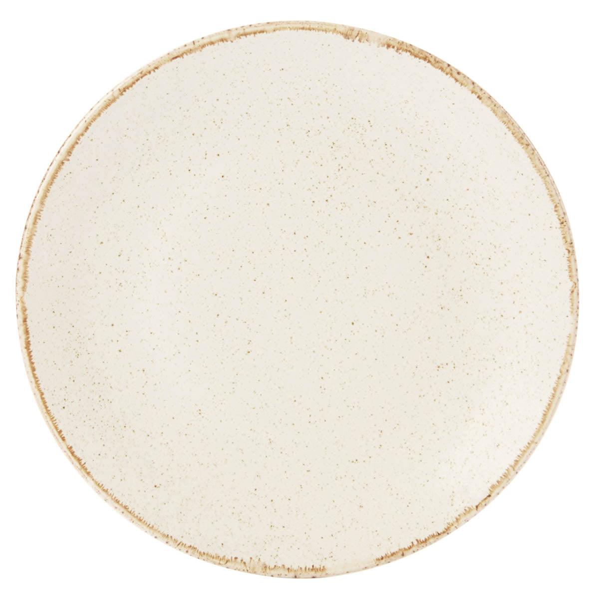 Porcelite Seasons Oatmeal Coupe Plate 24cm