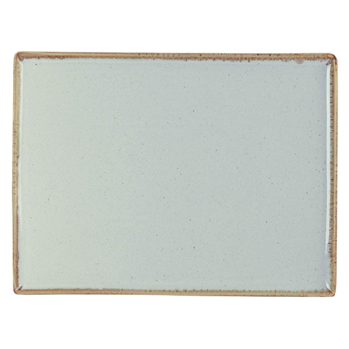 Porcelite Seasons Stone Rectangular Platter 27x20cm/10.75x8.25" - coffeequestuk