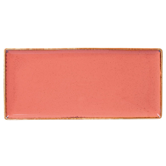 Porcelite Seasons Coral Rectangular Platter 35x15.5cm/13.75"x6"