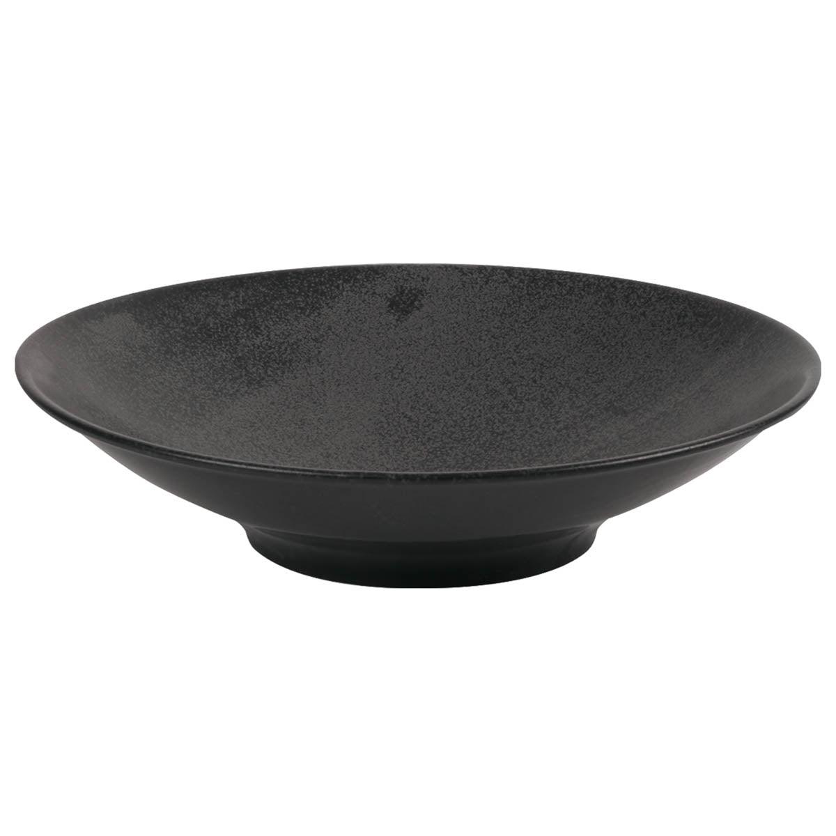 Porcelite Seasons Graphite Footed Bowl 26cm