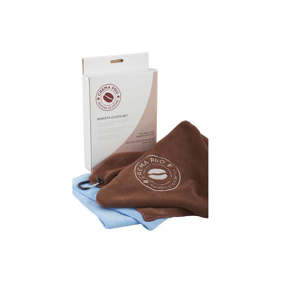 Crema Pro Microfibre Cloth & Barista Towel Set 2 Cloth Pack