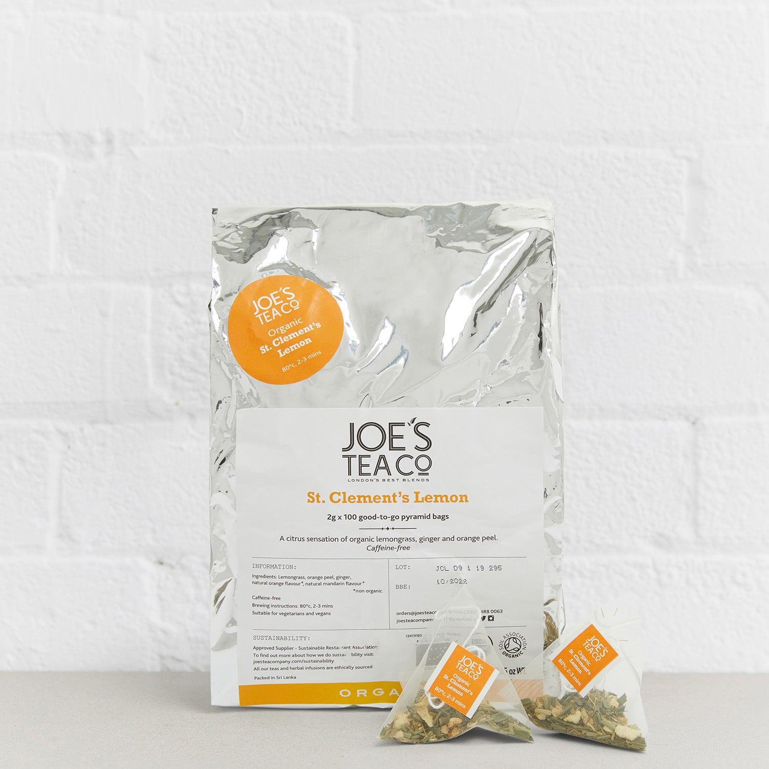 Buy Joe's Tea Co Organic St Clement's Lemon Tea Online - Low Prices