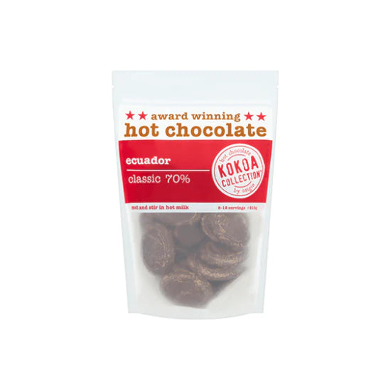 Kokoa Collection 70% Ecuador Hot Chocolate Tablets